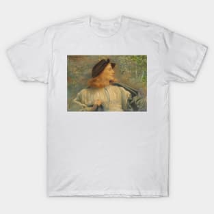 Orlando by Edward Robert Hughes T-Shirt